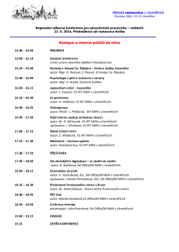 Konference pro ZP - nelékaře, ČERVEN 2014