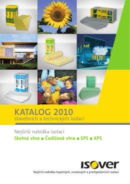 Katalog 2010 stavebních a technických izolací