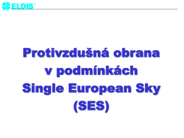 Protivzdušná obrana v podmínkách Single European Sky (SES)