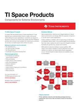 TI Space Products - Texas Instruments