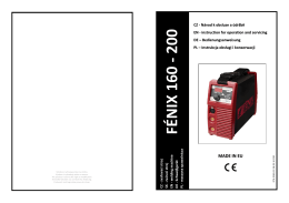 FÉNIX 160 - 200 - Svářečky