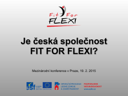 Je česká společnost FIT FOR FLEXI?