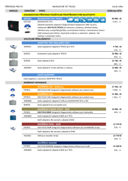 Podrobný ceník a ceník adaptérů ZDE