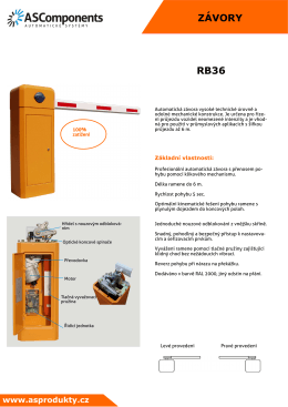 Katalogový liost RB36 - automaticke