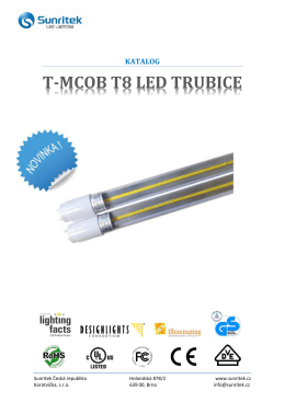 T-MCOB T8 LED TRUBICE