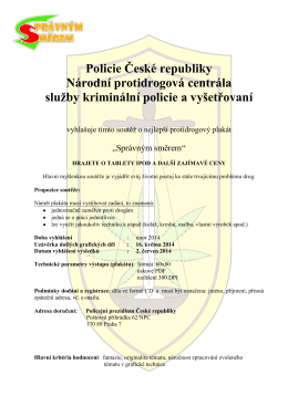 Policie České republiky Národní protidrogová centrála služby