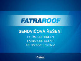 Schéma FATRAROOF GREEN