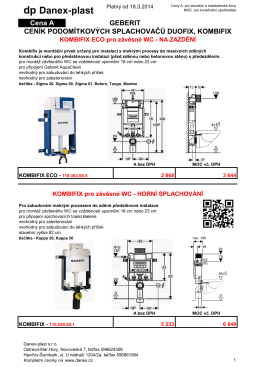 DUOFIX, KOMBIX, KOMBIFIX ECO - DANEX