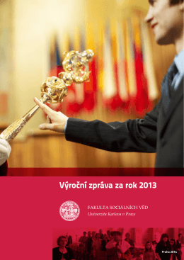 Výroční zpráva za rok 2013 - Fakulta sociálních věd