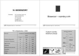 10 Biosenzory.pdf - Katedra mikroelektroniky