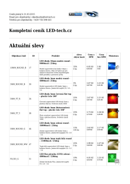 Aktuální slevy - LED