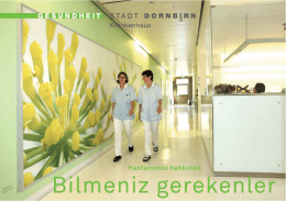 Bilmeniz gerekenler - Krankenhaus Dornbirn