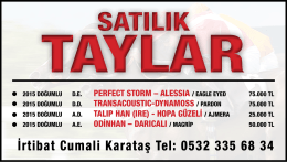 İrtibat Cumali Karataş Tel: 0532 335 68 34