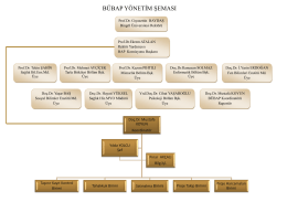 bübap yönetim şeması - Bingöl Üniversitesi
