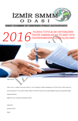 2016 yılı defter tasdikleri" pdf için lütfen tıklayınız