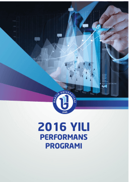 Bartın Üniversitesi 2016 Yılı Performans Programı