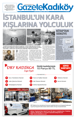 KİTAPTAN SERGİYE - Gazete Kadıköy