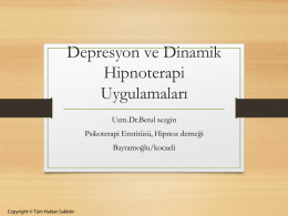 Betül Sezgin Depresyon ve Dinamik Psikoterapi