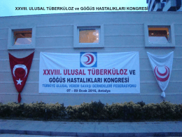 Slayt 1 - Türkiye Ulusal Verem Savaşı Dernekleri Federasyonu