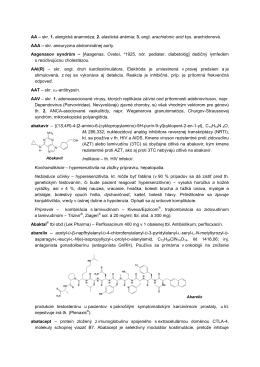 aciklovir – inhibítor DNA-polymerázy, drivát