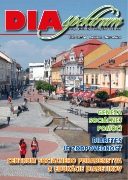 Časopis Diaspektrum 1/2014 - Zväz diabetikov Slovenska