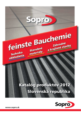Trass - Sopro Bauchemie GmbH