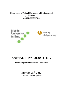 Animal Physiology 2012_Proceedings