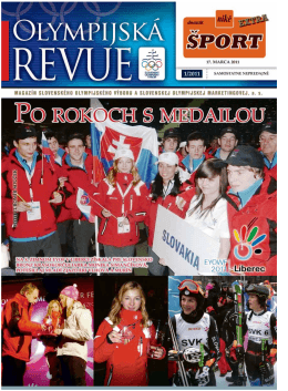 Olympijská revue 1/2011 - Slovenský olympijský výbor