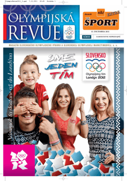 Olympijská revue 3/2011 - Slovenský olympijský výbor