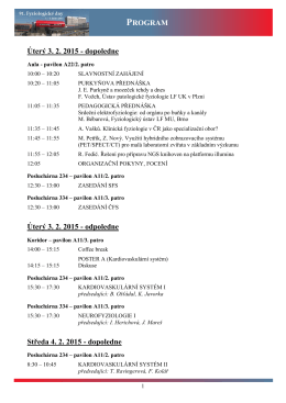 Program konference - Faculty of Medicine