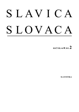 No. 2 - Slavistický ústav Jána Stanislava SAV