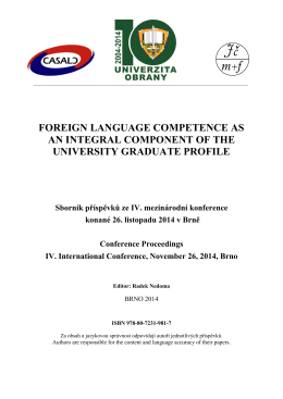 foreign language competence as an integral