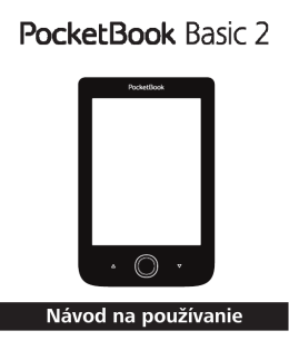 User Manual PocketBook Basic 2