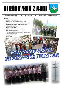 Zvesti 2_2014 - Obec Stráňavy