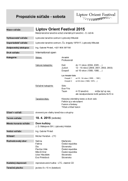 Propozície LOF 2015.pdf - Liptov Orient Festival