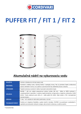 PUFFER FIT / FIT 1 / FIT 2
