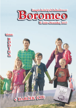 II. číslo Boromea, 2013 - Boromeo