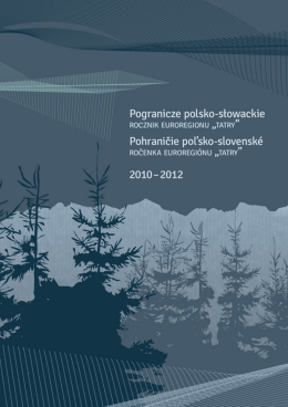 pogranicze polsko-słowackie 2010-2012