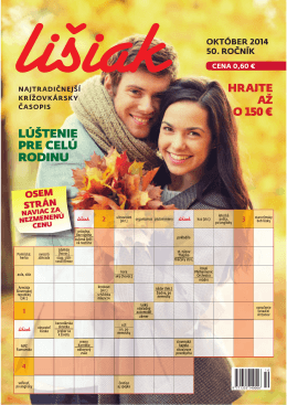 Október 2014 - Lišiak