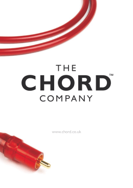 Chord speaker cables - 4CE Distribution, s.r.o.