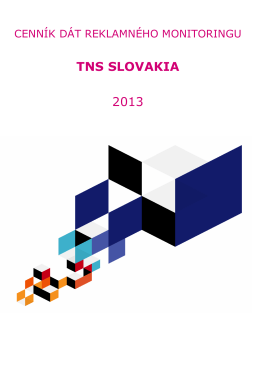 TNS SLOVAKIA 2013