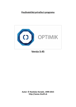 Optimik - RK Software