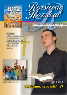 Rozsievac 2012 - 8.indd - Bratská jednota baptistov