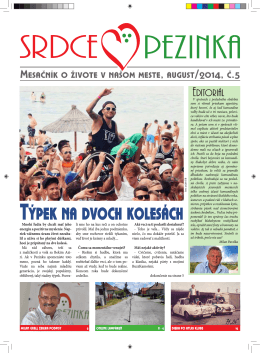 August 2014 - Srdce Pezinka