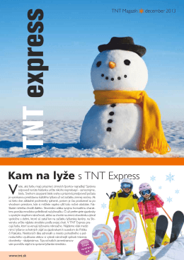 Kam na lyže s TNT Express