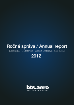 Ročná správa / Annual report 2012
