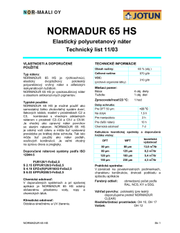 NORMADUR 65 HS