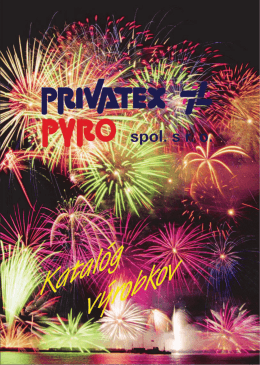Katalóg 2009 - Privatex Pyro
