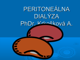 Peritoneálna dialýza 2010 (súbor: pd2010.pdf)