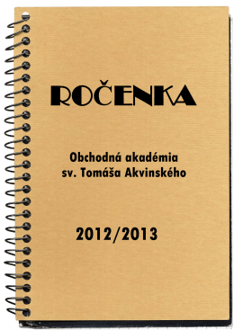 formát PDF - Obchodná akadémia sv. Tomáša Akvinského